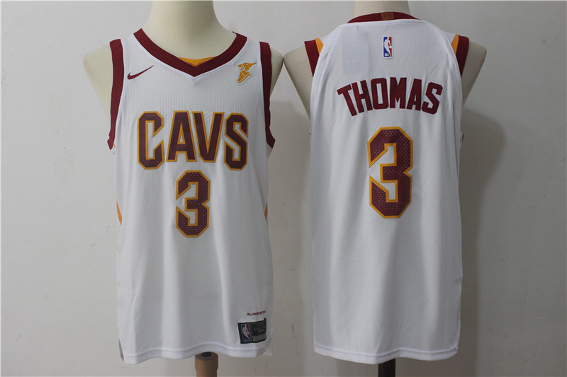 Men Cleveland Cavaliers #3 Thomas White NBA Jerseys